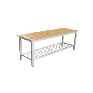 ÖB-02-100C Öltözőpad cipőtartó ráccsal 100 cm