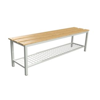 ÖB-02-150C Öltözőpad cipőtartó ráccsal 150 cm