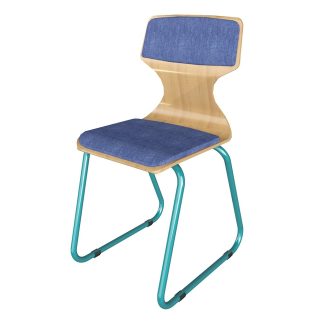 SZK-17-K Szánkótalpas ergonómikus kárpitos szék